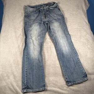 AXEL Men's‎ Regular Fit Straight Blue Light Wash Denim Jeans Regular